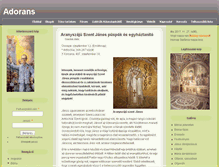 Tablet Screenshot of adorans.hu